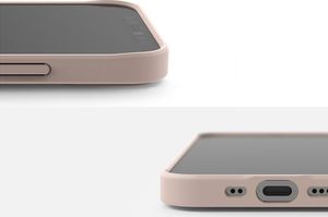 Ringke Etui obudowa Ringke Air S do Apple iPhone 12 Mini 5.4 Pink Sand + Szkło Alogy uniwersalny 7