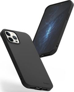 Ringke Etui Ringke Air S do Apple iPhone 12/ 12 Pro 6.1 Czarne + Szkło Alogy uniwersalny 3