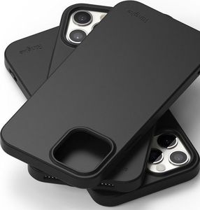 Ringke Etui Ringke Air S do Apple iPhone 12/ 12 Pro 6.1 Czarne + Szkło Alogy uniwersalny 4