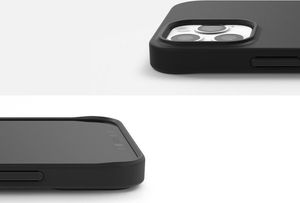 Ringke Etui Ringke Air S do Apple iPhone 12/ 12 Pro 6.1 Czarne + Szkło Alogy uniwersalny 5