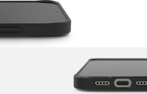 Ringke Etui Ringke Air S do Apple iPhone 12/ 12 Pro 6.1 Czarne + Szkło Alogy uniwersalny 6