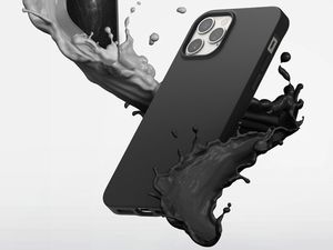 Ringke Etui Ringke Air S do Apple iPhone 12/ 12 Pro 6.1 Czarne + Szkło Alogy uniwersalny 7