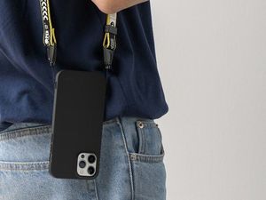 Ringke Etui Ringke Air S do Apple iPhone 12/ 12 Pro 6.1 Czarne + Szkło Alogy uniwersalny 9