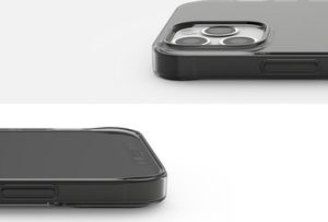Ringke Etui obudowa Ringke Air do Apple iPhone 12/ 12 Pro 6.1 Smoke Black + Szkło Alogy uniwersalny 5
