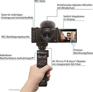 Aparat cyfrowy Sony Cyber-Shot ZV-1 czarny 5