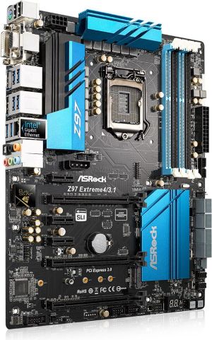 Płyta główna ASRock Z97 Extreme 4/3.1 Z97, 1150, 4xDDR3-1066, USB3.1A, LAN, ATX (Z97 EXTREME4/3.1) 4
