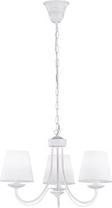 Lampa wisząca Trio Lampa sufitowa biała do salonu Trio CORTEZ 110600331 1