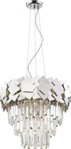 Lampa wisząca Zumaline Lampa wisząca srebrna do salonu Zumaline QUASAR P0506-06A-F4AC 1