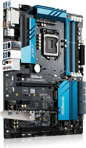 Płyta główna ASRock Z97 EXTREME6/3.1, Z97, s.1150, DualDDR3-1600, SATA3, HDMI, DVI, DP, USB 3.1, ATX 4