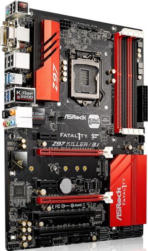 Płyta główna ASRock Fatal1ty Z97X Killer/3.1, Z97, DualDDR3-1600, SATA3, HDMI, DVI USB3.1, LAN, ATX 4