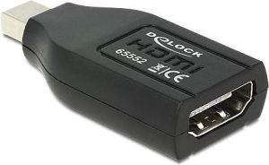 Adapter AV Delock DisplayPort Mini - HDMI czarny (65552) 2
