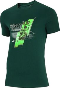 4f Koszulka męska 4F ciemno zielony H4Z20 TSM013 40S : Rozmiar - XL 1