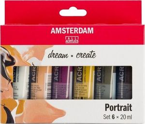Artequipment TALENS AMSTERDAM ZESTAW 6X20ML PORTRAIT COLORS uniw 1