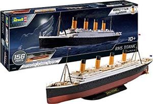 Revell Revell 05498 RMS Titanic, zestaw okrętowy 10 zestaw z systemem Easy-Click, kolorowe komponenty, dla początkujących, wielokolorowy, 1: 600 / 44,8 cm 1