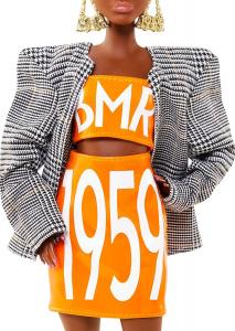 Lalka Barbie Mattel BMR1959 - uliczny styl, fioletowe włosy (GNC46) 4