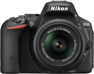 Lustrzanka Nikon D5500 + 18-55mm VR II Black KIT (VBA440K001) 1