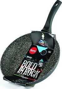 Patelnia Domo Patelnia Domo Bold inrock, średnica 28 cm, aluminium, antracyt, 46,5 x 28 x 5,8 cm 4