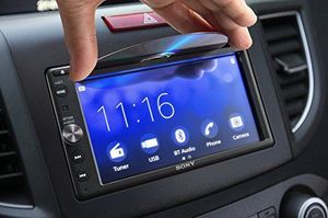 Radio samochodowe Sony Sony XAV-AX205DB 16, 3 cm, 6, 4 cale, Premium DAB plus odtwarzacz DVD, Bluetooth, Apple CarPlay / Android Auto, nawigacja 4