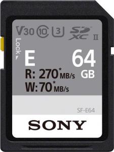 Karta Sony SF-E SDXC 64 GB Class 10 UHS-II/U3 V30 (SF-E64) 1