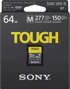 Karta Sony SF-M Tough SDXC 64 GB Class 10 UHS-II U3 V60 (SFM64T/T1) 2
