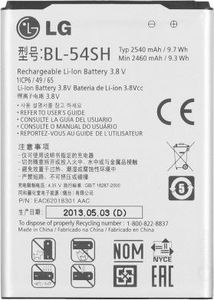 Bateria LG Bateria LG BL-54SH L90 D405N bulk 2460mA h G3s/G3mini/G4c/L Bello/Magna 1