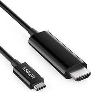 Kabel USB Anker Anker Kabel USB-C do HDMI, do transmisji wideo 4K 60Hz, i trwały kabel przejściowy o długości 180 cm, do Samsung S9 / S8 / Note 8, MacBook Pro 13 / 15 1