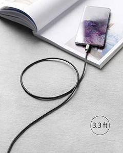 Kabel USB Anker Anker Nowy nylonowy kabel do ładowania z USB-C na USB-C o długości 1 m, dwupak, z zasilaniem do MacBooka Pro 2020, iPada Pro, Galaxy S20, Switch, Pixel, LG i ładowarki USB-C 7