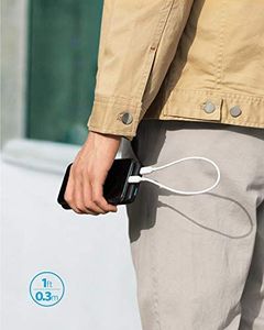 Kabel USB Anker Anker Powerline III USB-C na przewodzie Lightning, kabel z certyfikatem MFi 30 cm, błyskawiczne prędkości ładowania dla iPhone'a SE / 11/11 Pro / X / XS / XR Max / 8 Plus / AirPods Pro, obsługuje Power Delivery, biały 2