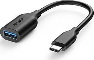 Adapter USB Anker Anker Przejściówka z USB-C na USB 3.1, konwertuje gniazdo USB-C na żeńskie USB-A, wykorzystuje technologię USB OTG,do Samsung Galaxy Note 8, S8 S8 + S9, iPad Pro 2018, Nexus 6P 5X, LG V20 G5 1