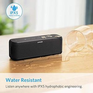 Głośnik Anker Anker SoundCore Boost, Głośnik Bluetooth 20 W z technologią BassUp, wodoodporność IPX5, 12 godzin pracy i zasięg 20 m, podwójne przetworniki zapewniające doskonały dźwięk i bas 5