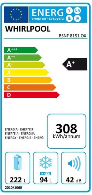 Lodówka Whirlpool BSNF8151OX 3