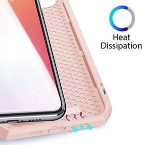 Dux Ducis DUX DUCIS Skin X kabura etui pokrowiec z klapką iPhone 12 mini różowy uniwersalny 19