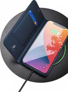 Dux Ducis Etui IPHONE 12 PRO MAX z klapką Dux Ducis skórzane Skin Leather złote 15