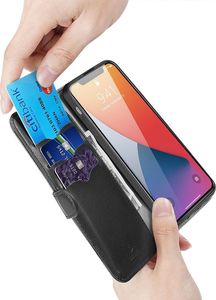 Dux Ducis Dux Ducis Kado kabura etui portfel pokrowiec z klapką iPhone 12 mini czarny 2