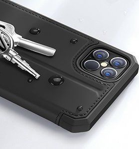 Dux Ducis DUX DUCIS Skin X kabura etui pokrowiec z klapką iPhone 12 Pro Max czarny uniwersalny 13