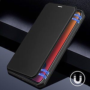 Dux Ducis DUX DUCIS Skin X kabura etui pokrowiec z klapką iPhone 12 Pro / iPhone 12 czarny uniwersalny 15