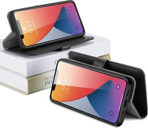 Dux Ducis Dux Ducis Kado kabura etui portfel pokrowiec z klapką iPhone 12 mini czarny uniwersalny 7