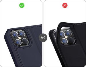 Dux Ducis DUX DUCIS Skin X kabura etui pokrowiec z klapką iPhone 12 Pro Max niebieski uniwersalny 11