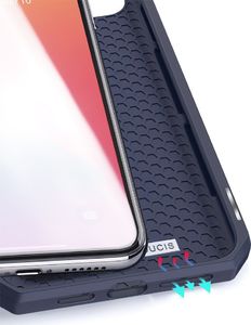 Dux Ducis DUX DUCIS Skin X kabura etui pokrowiec z klapką iPhone 12 Pro Max niebieski uniwersalny 9
