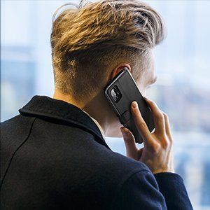 Dux Ducis Dux Ducis Kado kabura etui portfel pokrowiec z klapką iPhone 12 Pro Max czarny uniwersalny 20