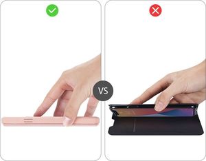 Dux Ducis DUX DUCIS Skin X kabura etui pokrowiec z klapką iPhone 12 Pro Max różowy uniwersalny 12