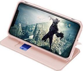 Dux Ducis DUX DUCIS Skin X kabura etui pokrowiec z klapką iPhone 12 Pro Max różowy uniwersalny 17