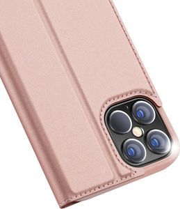 Dux Ducis DUX DUCIS Skin Pro kabura etui pokrowiec z klapką iPhone 12 Pro Max różowy uniwersalny 3