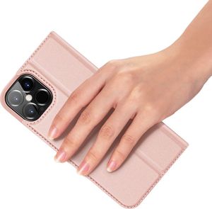 Dux Ducis DUX DUCIS Skin Pro kabura etui pokrowiec z klapką iPhone 12 Pro Max różowy uniwersalny 7