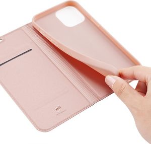 Dux Ducis DUX DUCIS Skin Pro kabura etui pokrowiec z klapką iPhone 12 Pro Max różowy uniwersalny 8