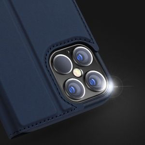 Dux Ducis DUX DUCIS Skin Pro kabura etui pokrowiec z klapką iPhone 12 Pro Max niebieski uniwersalny 16