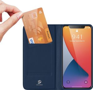 Dux Ducis DUX DUCIS Skin Pro kabura etui pokrowiec z klapką iPhone 12 Pro Max niebieski uniwersalny 2