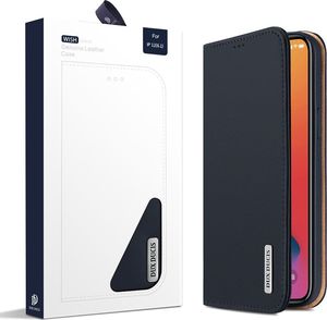 Dux Ducis DUX DUCIS Wish skórzane etui pokrowiec ze skóry naturalnej iPhone 12 Pro / iPhone 12 niebieski uniwersalny (62056-uniw) - 62056-uniw 5