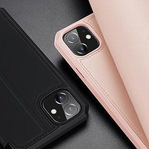 Dux Ducis DUX DUCIS Skin X kabura etui pokrowiec z klapką iPhone 12 Pro / iPhone 12 różowy uniwersalny 20