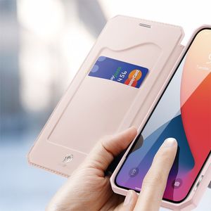 Dux Ducis DUX DUCIS Skin X kabura etui pokrowiec z klapką iPhone 12 Pro / iPhone 12 różowy uniwersalny 3
